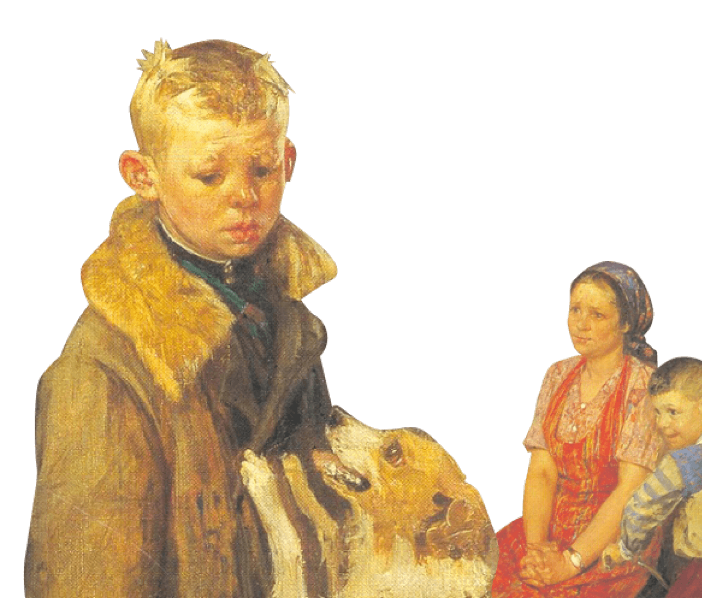 Опять двойка. Фёдор Решетников. 1952 год
